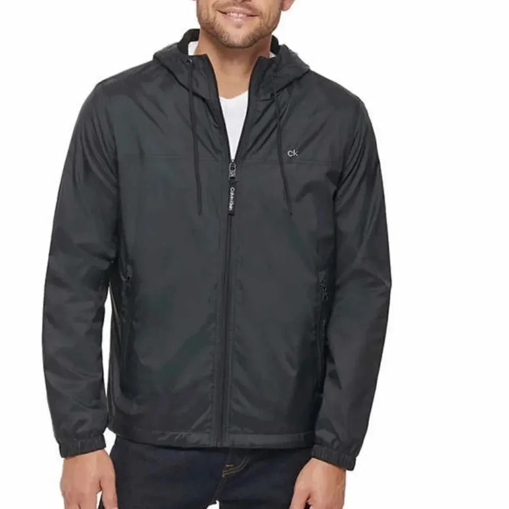 Calvin Klein Mens Lightweight Windbreaker